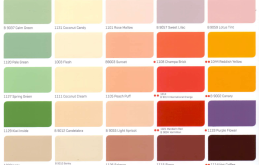 BẢNG MÀU SƠN DẦU NIPPON TILAC