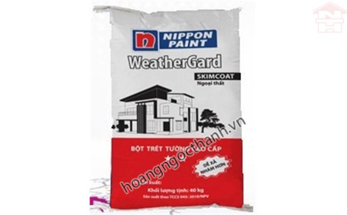 SƠN NIPPON SKIMCOAT WEATHERGARD - BỘT TRÉT NGOẠI THẤT CAO CẤP