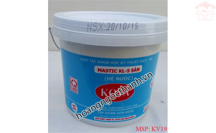 SƠN KOVA MASTIC KL5 SÀN (LỚP MASTIC TẠO PHẲNG CHO NHÀ XƯỞNG)