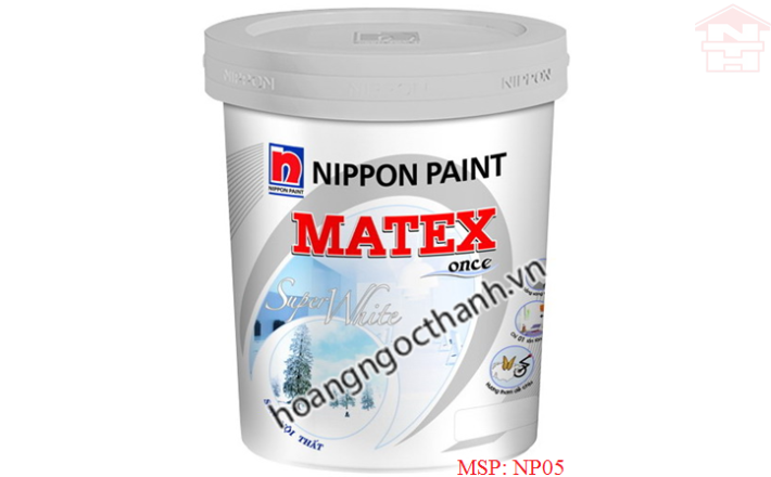 SƠN NIPPON MATEX SUPER WHITE - SƠN NỘI THẤT SIÊU TRẮNG